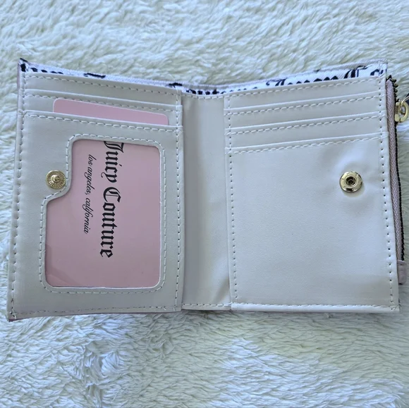 Juicy🍊 Couture "Breaking The Rules" Bifold✌️ Wallet With Pullout Card💳 Case - Picture 8 of 16